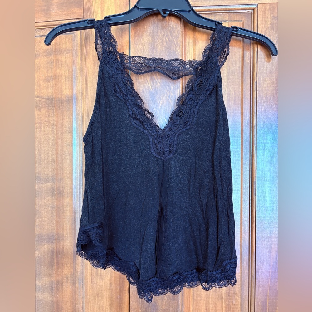 POL Black Lace Camisole